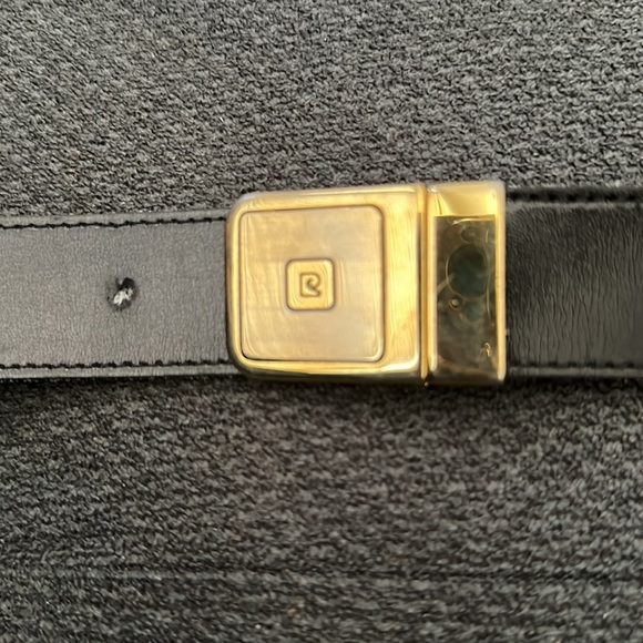 Pierre Cardin vintage reversible black/brown  buckle belt 40” - Picture 4 of 9